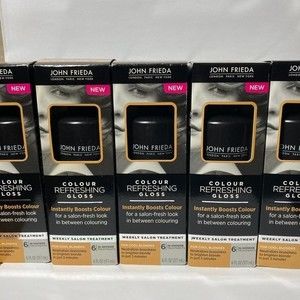 John Frieda Colour Refreshing Gloss Cool Blondes 5 Boxes DISCONTINUED Color
